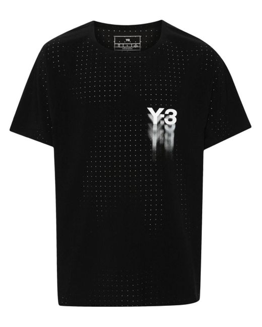 Y-3 Black Logo T-shirt for men