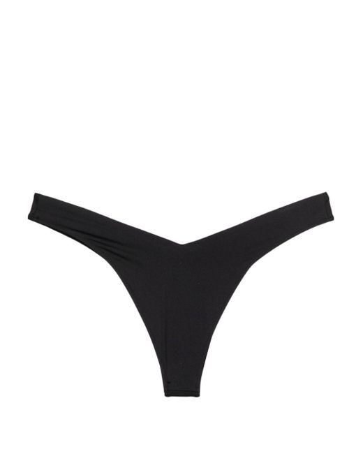 Frankie's Bikinis Black Enzo V-Silhouette Bikini Bottom