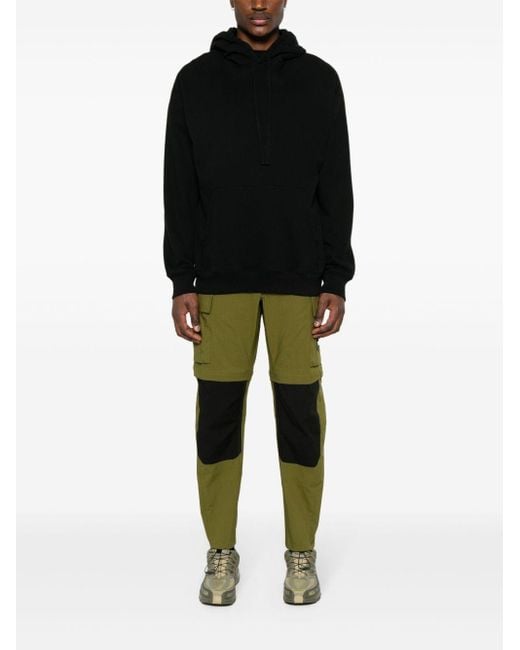 The North Face Green Logo-Patch Trousers for men