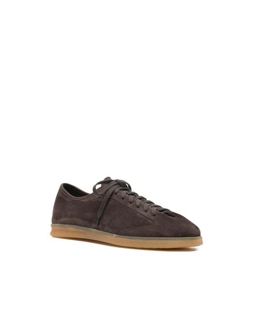Henderson Brown Lace-Up Sneakers for men