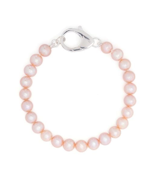 Hatton Labs White Pearl-Chain Bracelet