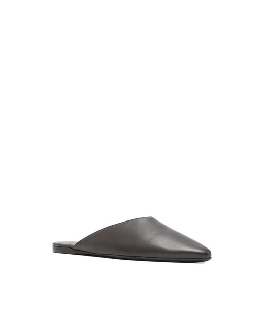 Herbert Levine Brown Homebody Pointed-Toe Mules