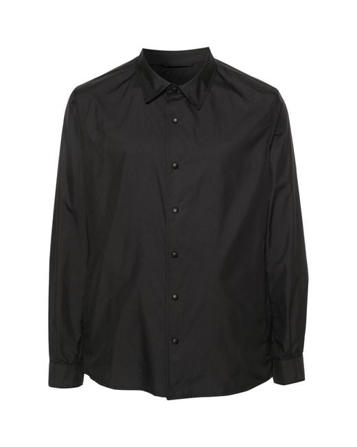 Eraldo Black Lightweight Shell Shirt for men