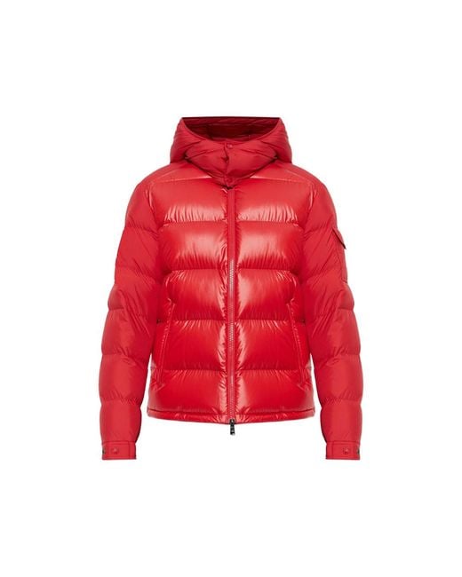 Moncler Red 'Maya' Puffer Jacket for men