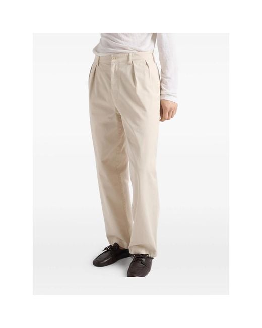 Prada Natural Neutrals Trousers for men