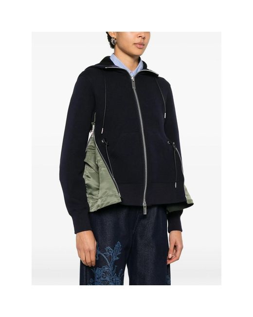 Sacai Black Tops