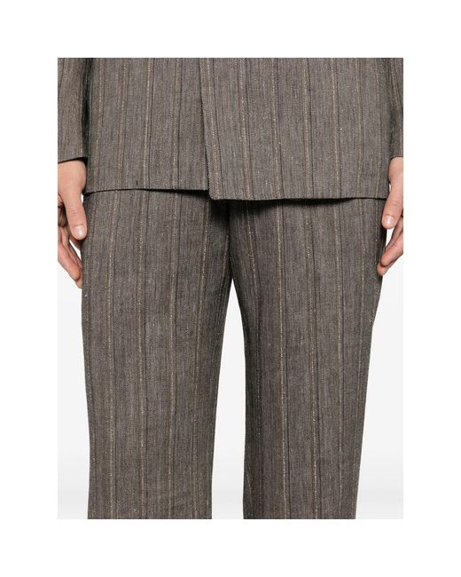 Tagliatore Gray Suits Brown, Neutral for men