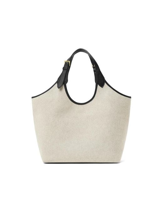 Versace Gray Medusa-Emblem Tote Bag