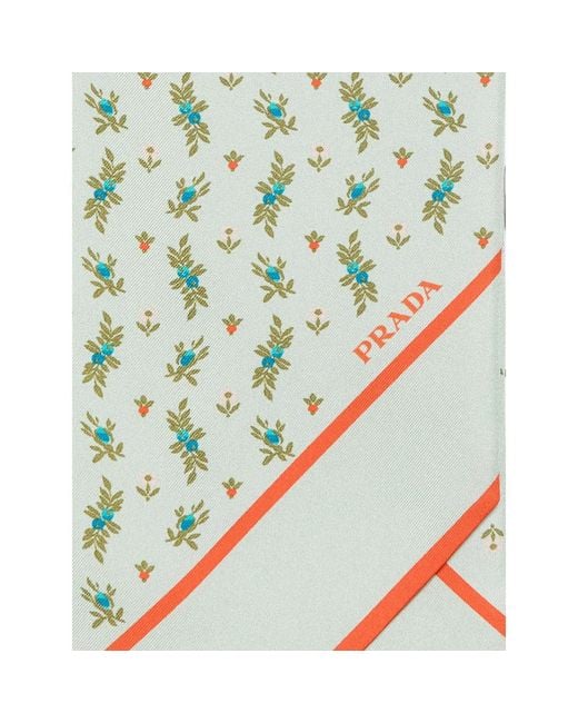 Prada Green Scarves