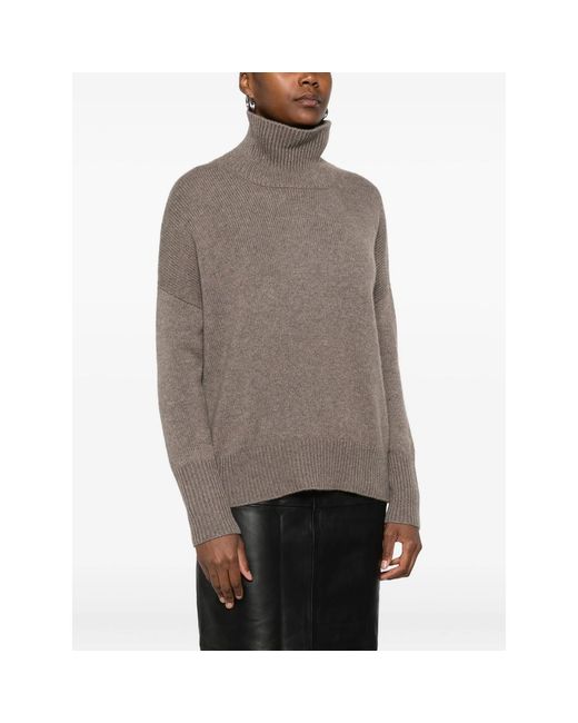 Lisa Yang Brown Heidi Cashmere Sweater
