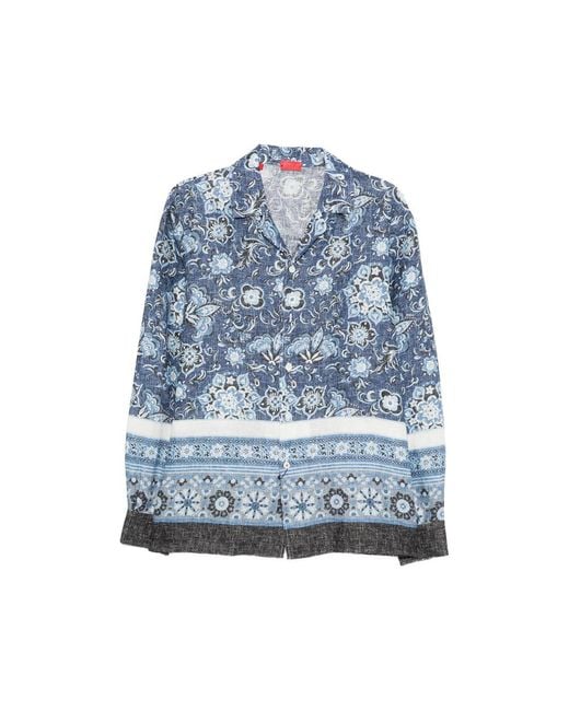 Isaia Blue Shirts for men