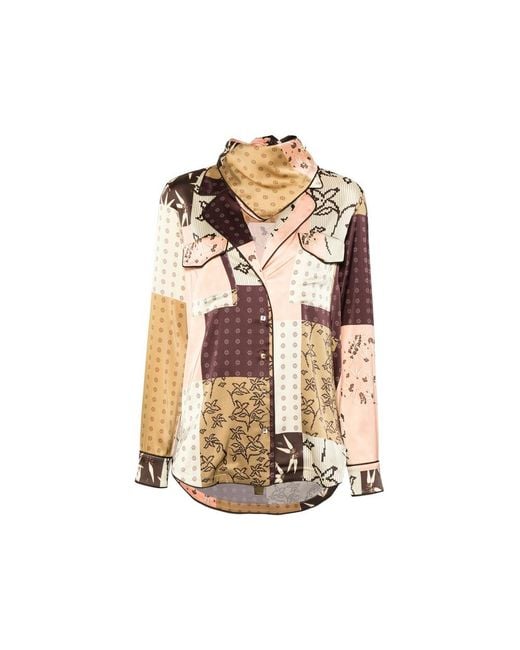 Siedres Natural Micla Buttoned Long-Sleeve Shirt