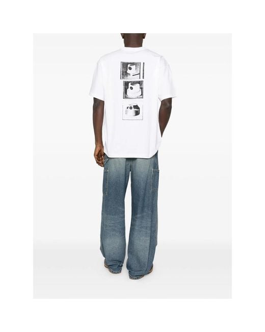 Carhartt White T-Shirt Cotton for men