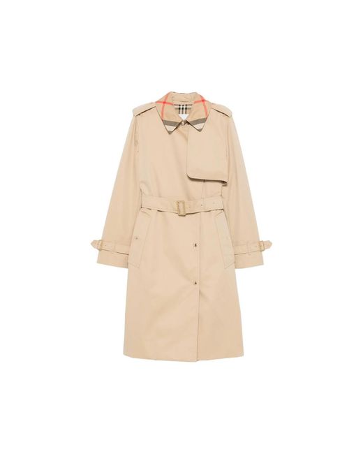 Burberry Natural Neutrals Coats