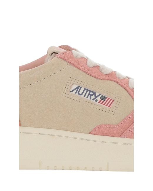 Autry Pink Sneakers Neutral