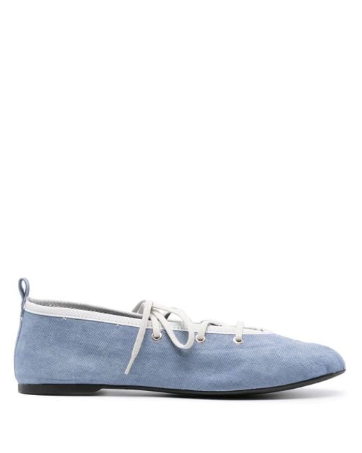 Paloma Wool Blue Pina Ballerina Shoes