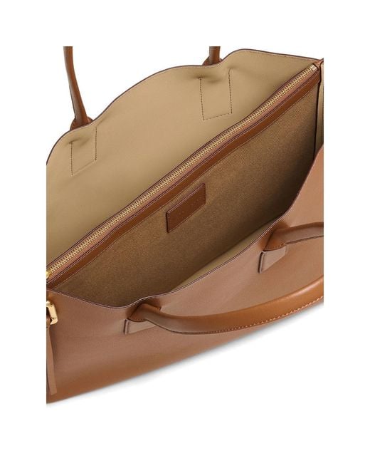 Marc Jacobs Brown The Pop J-Marc Tote Bag