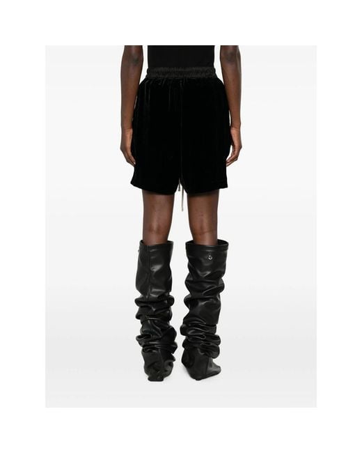 Rick Owens Black Shorts