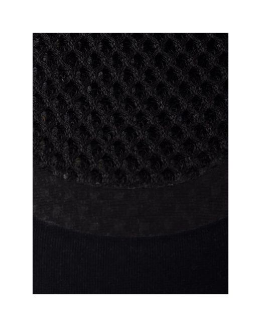 Prada Blue Mesh-Panels Ballerina Flats