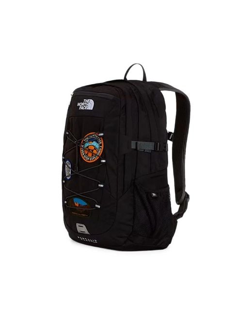 The North Face Black Borealis Classic Patch-Detail Backpack for men