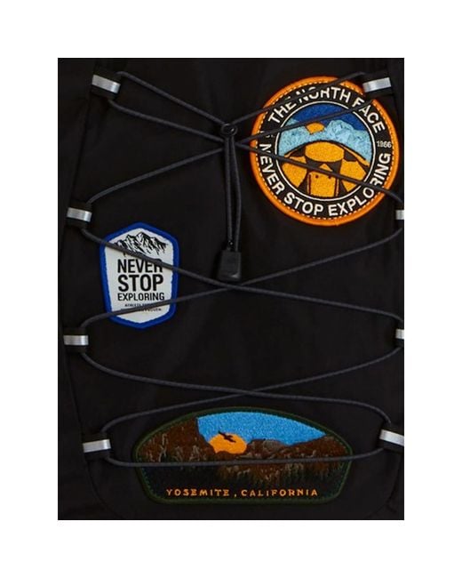 The North Face Black Borealis Classic Patch-Detail Backpack for men