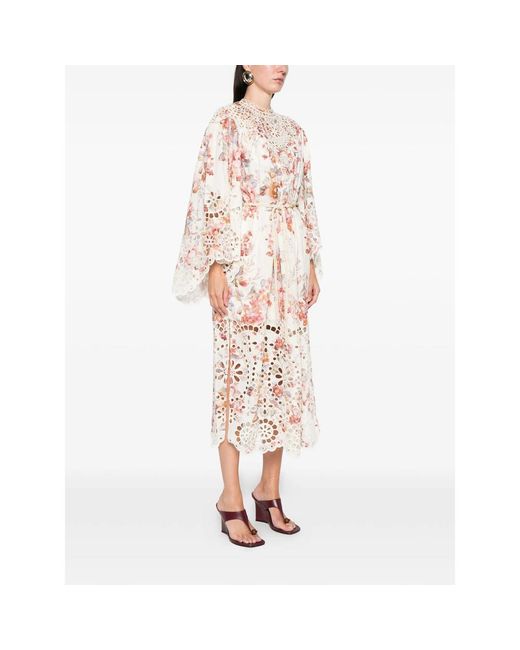 Zimmermann Pink Neutrals Dresses