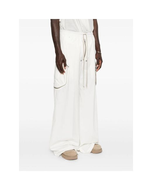 Rick Owens White Pants for men