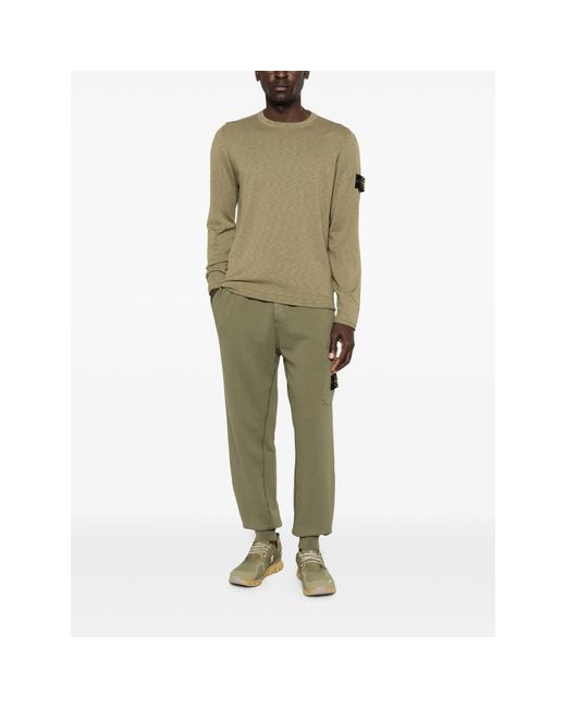 Stone Island Green Sweaters for men