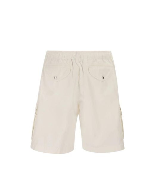 Brunello Cucinelli Natural Neutrals Shorts for men
