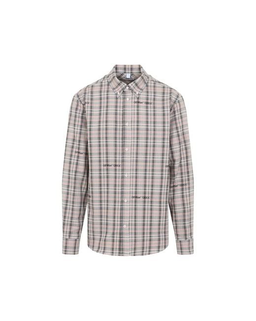 Off-White c/o Virgil Abloh Gray Neutrals Shirts for men