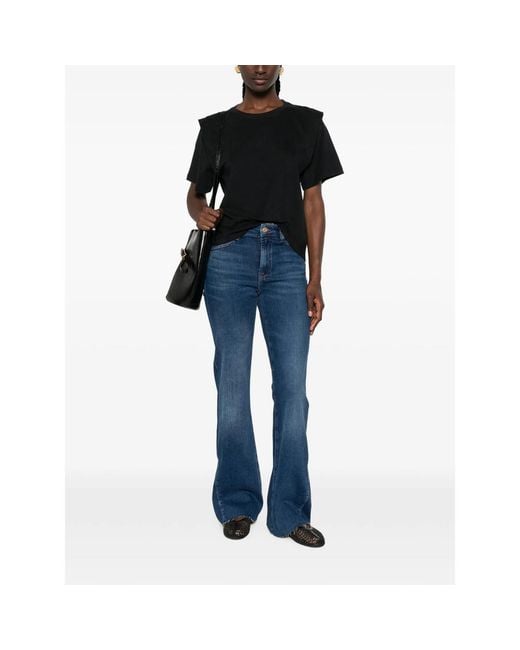 7 For All Mankind Blue The Leggy Bootcut Jeans