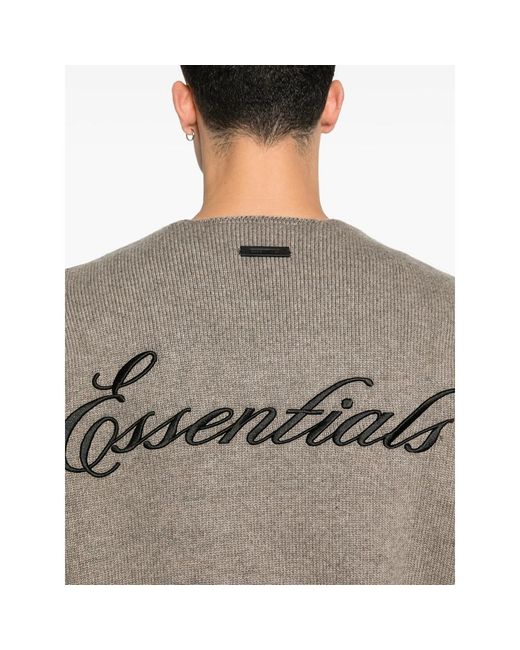 Fear Of God Gray Sweaters Neutral for men