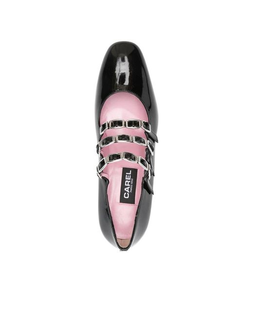 CAREL PARIS Black 35Mm Kina Patent-Leather Pumps
