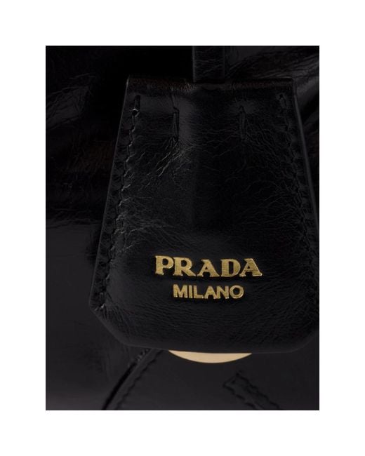 Prada Black Small Bonnie Shoulder Bag