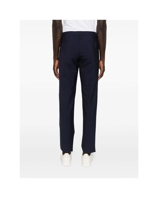 Rota Blue Belt-Loops Trousers for men