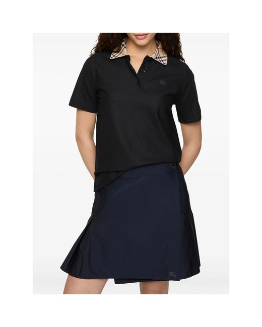 Burberry Black Polo Shirts