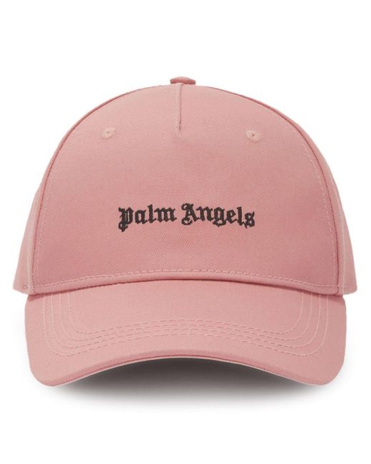 Palm Angels Pink Logo Cap