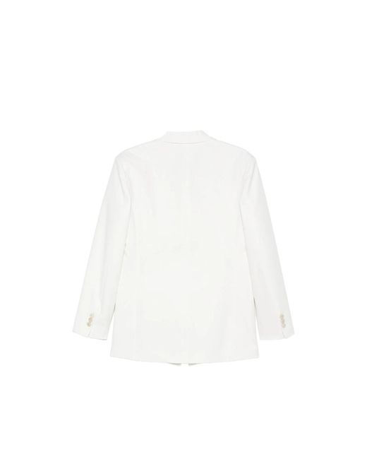 Seafarer White Astro Single-Breasted Blazer