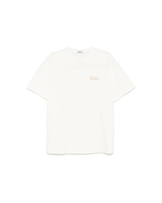 Eraldo White Cotton T-Shirt for men