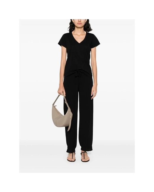 Mazzarelli Black Short-Sleeve T-Shirt