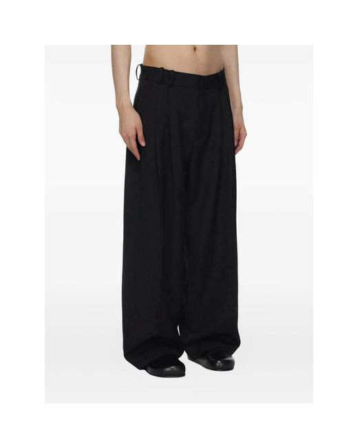 Studio Nicholson Blue Double Pleat Volume Pant for men