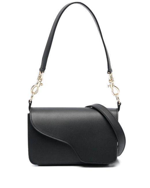 Atp Atelier Black Corsina Leather Shoulder Bag