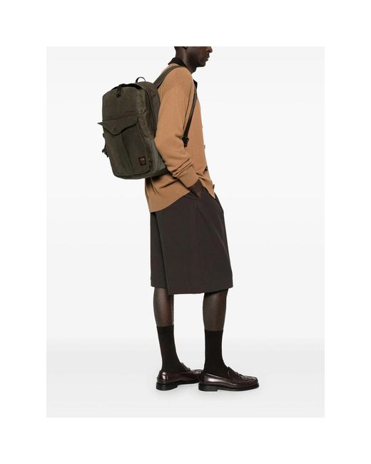Filson Black Suede Backpack for men