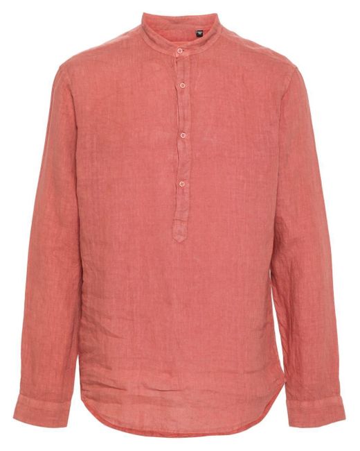 Costumein Pink Martin Linen Shirt for men