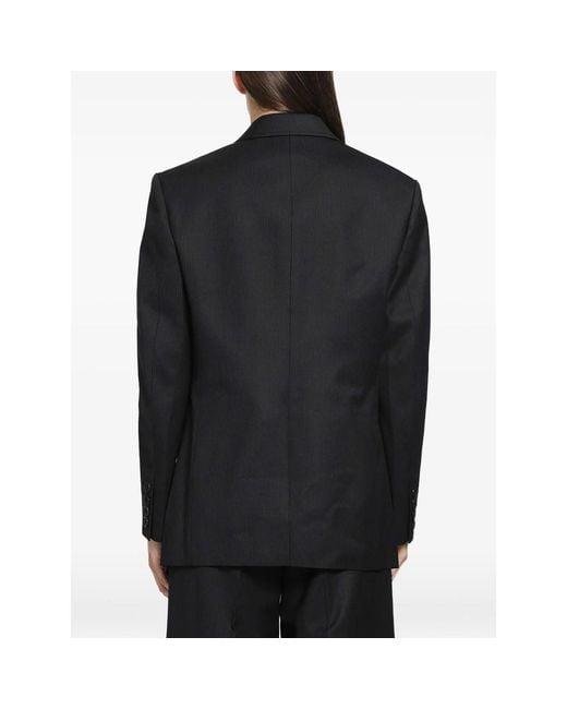 Junya Watanabe Black Double Blazer
