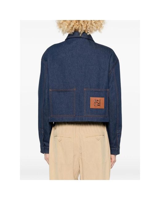 Fendi Blue Jackets