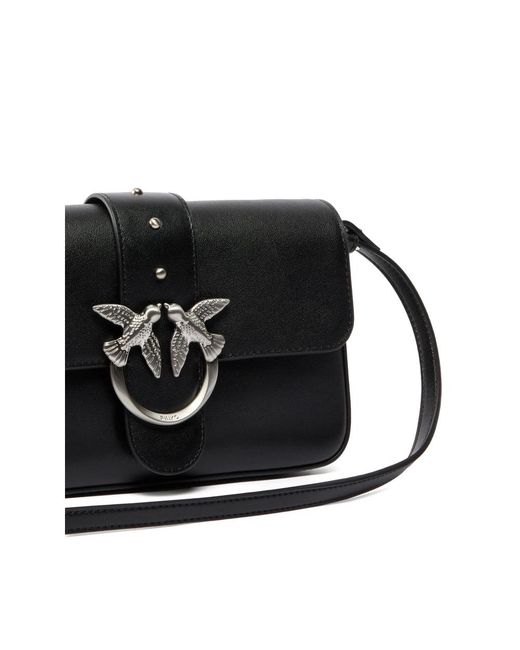 Pinko Black Small Love Bag Cross Body Bag