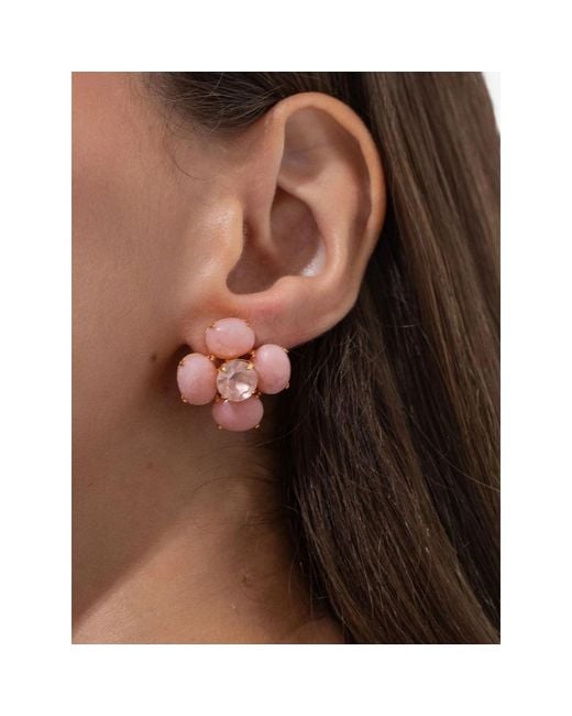 Jennifer Behr Pink Quinn Earrings
