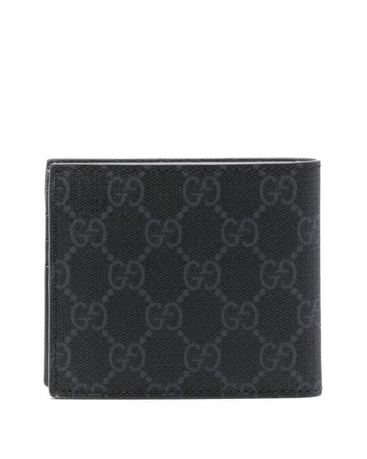 Gucci Black Gg Bi-Fold Wallet for men