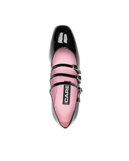 CAREL PARIS Black Kina 40Mm Patent-Leather Pumps